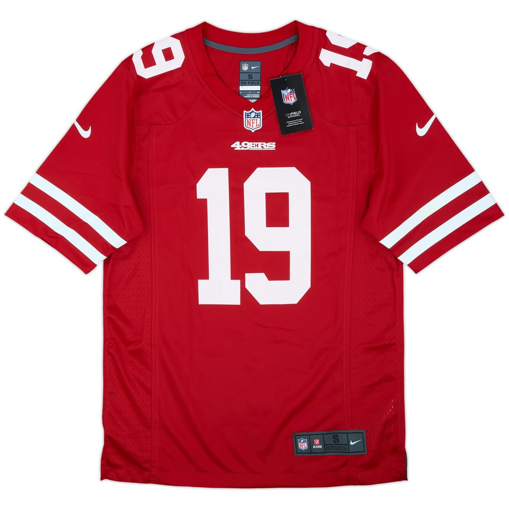 2019-21 San Francisco 49ers Samuel #19 Nike Game Home Jersey (S)