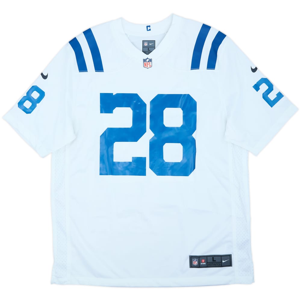 2020-25 Indianapolis Colts Taylor #28 Nike Game Away Jersey - 10/10 - (L)