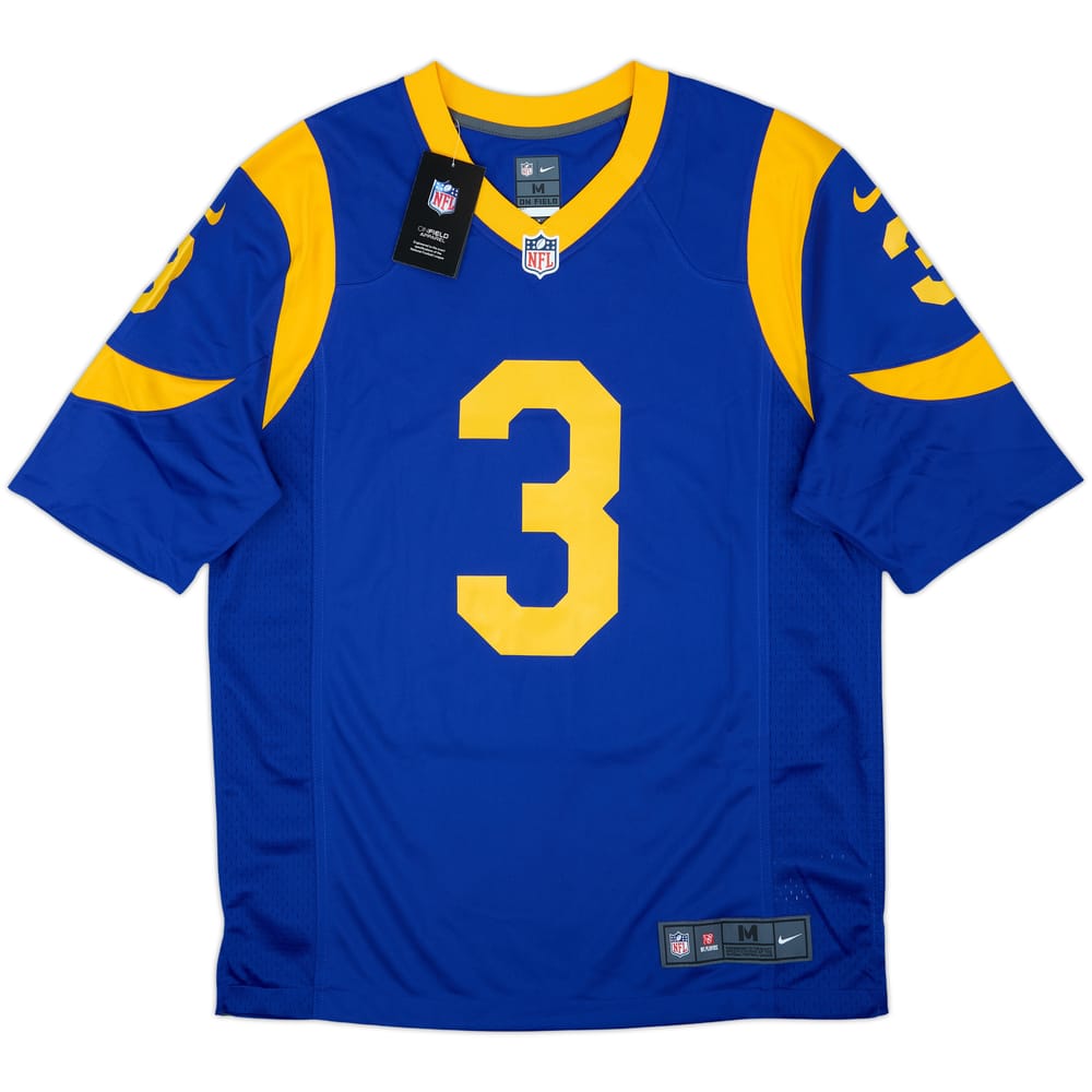 2019 LA Rams Beckham Jr #3 Nike Game Home Jersey (M)
