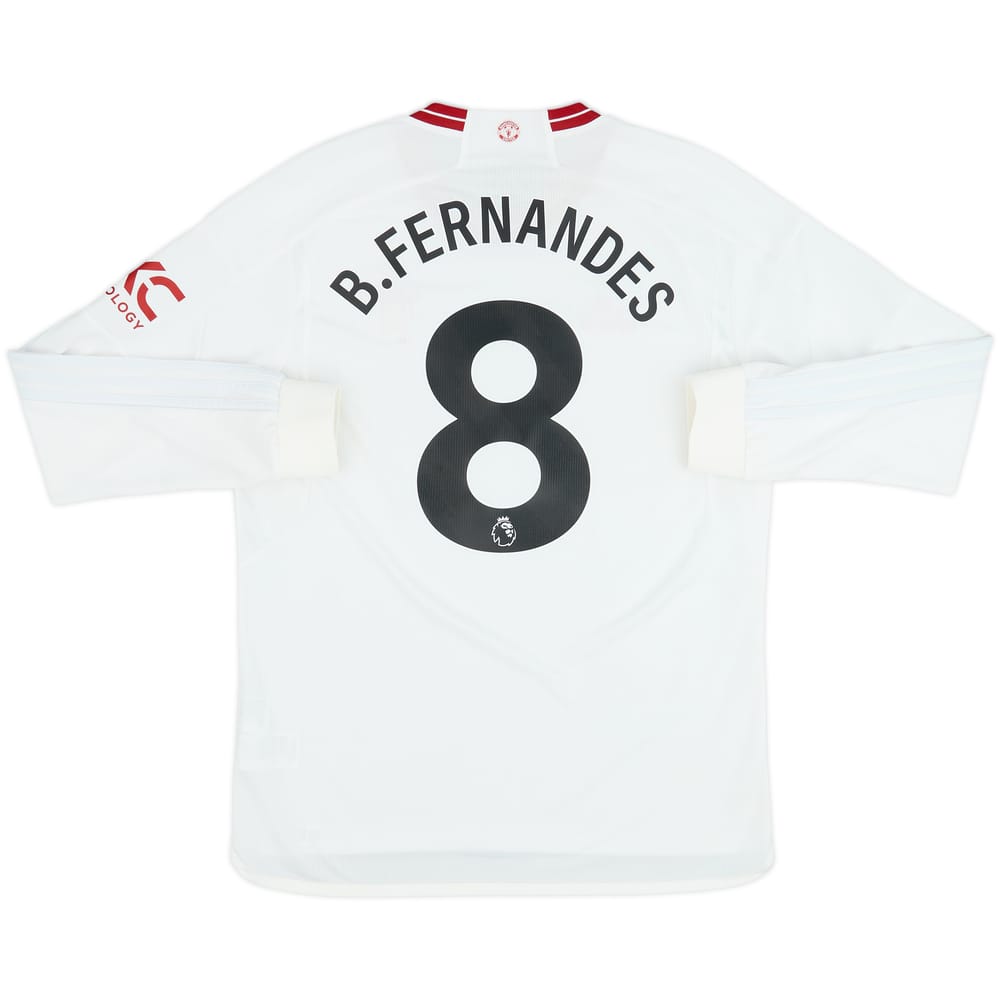 2023-24 Manchester United Third L/S Shirt B.Fernandes #8 - 9/10 - (L)