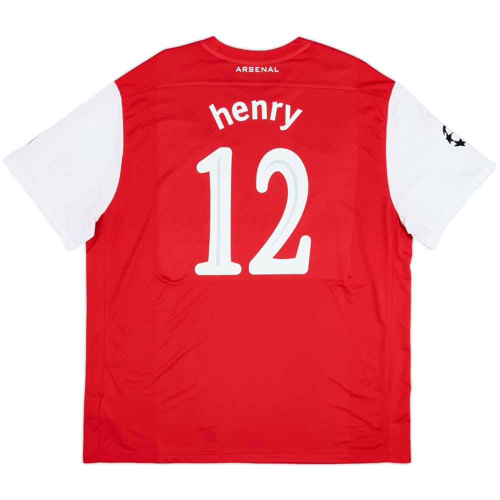 2011-12 Arsenal Home Shirt Henry #12 - 6/10 - (3XL)