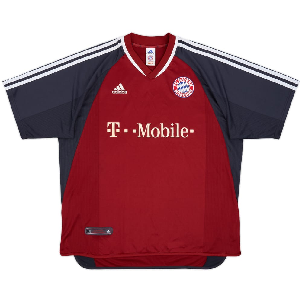 2001-02 Bayern Munich Signed Home Shirt - 7/10 - (XL)