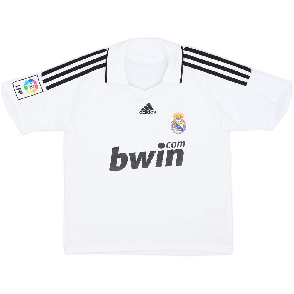 2008-09 Real Madrid Home Shirt - 5/10 - (M.Boys)