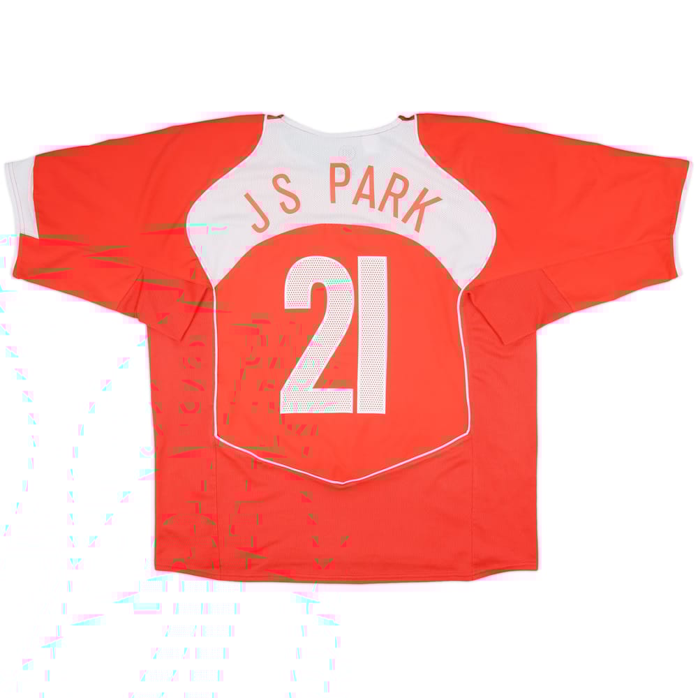 2004-06 South Korea Home Shirt J S Park #21 - 9/10 - (XL)
