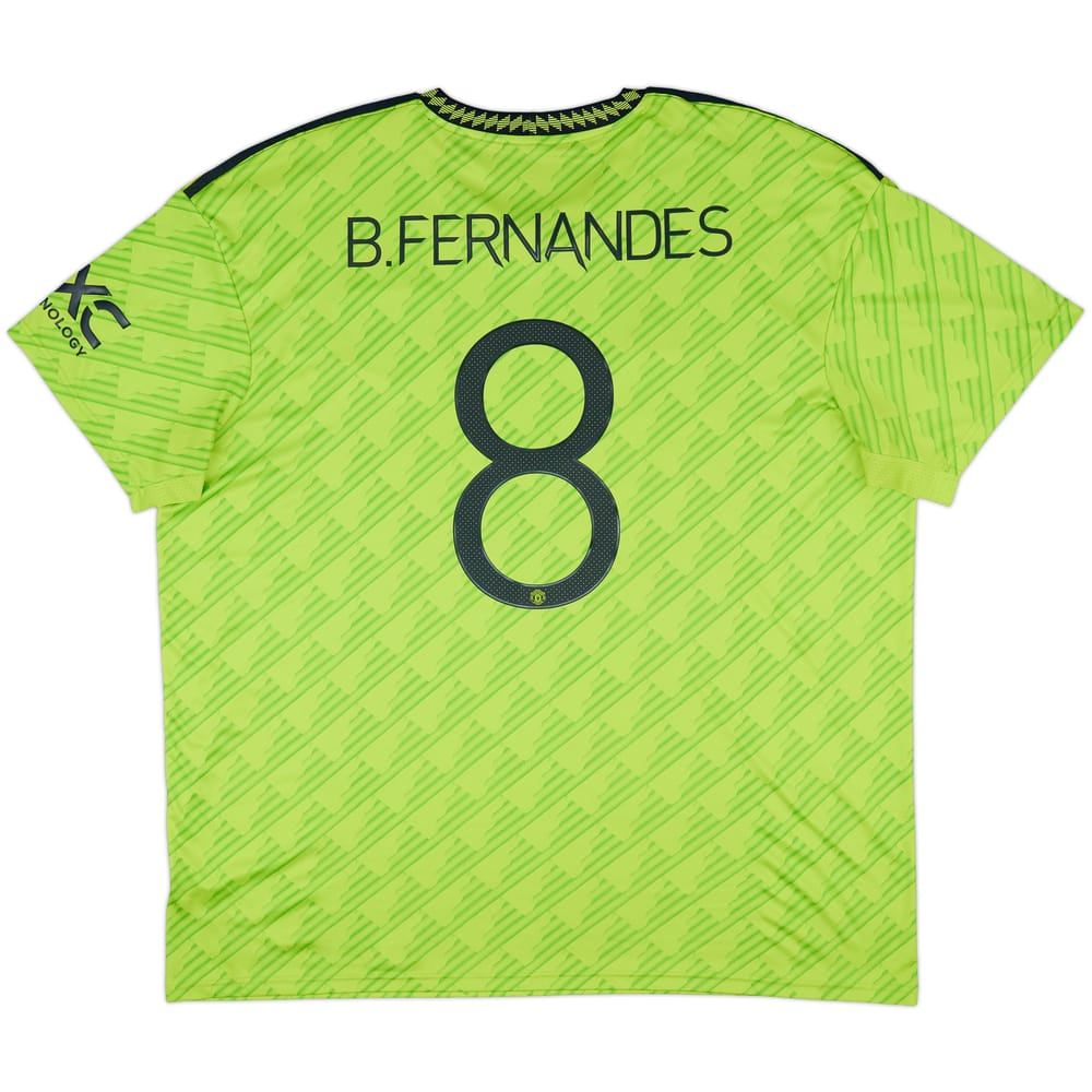 2022-23 Manchester United Third Shirt B.Fernandes #8 - 9/10 - (3XL)