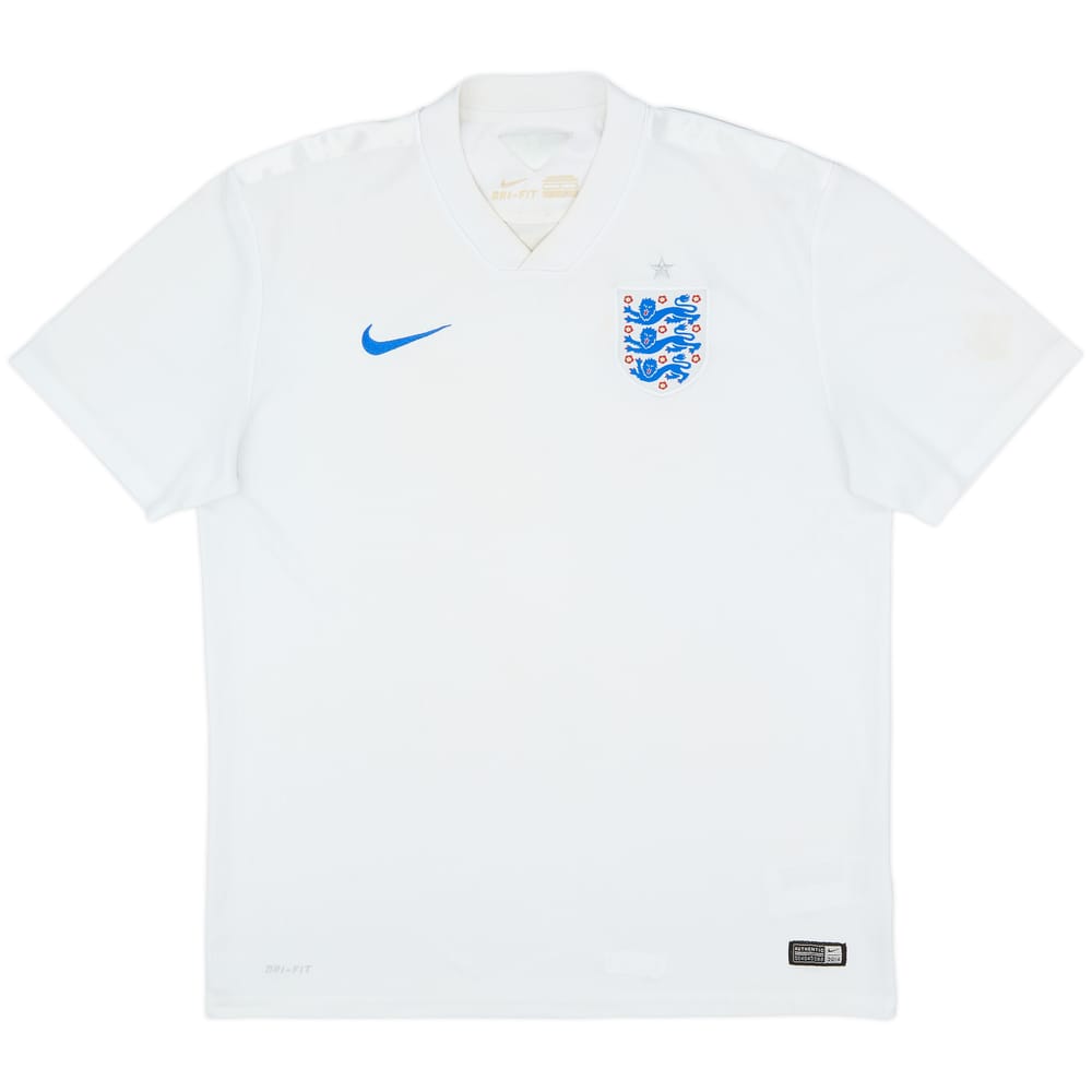 2014-15 England Home Shirt - 4/10 - (L)