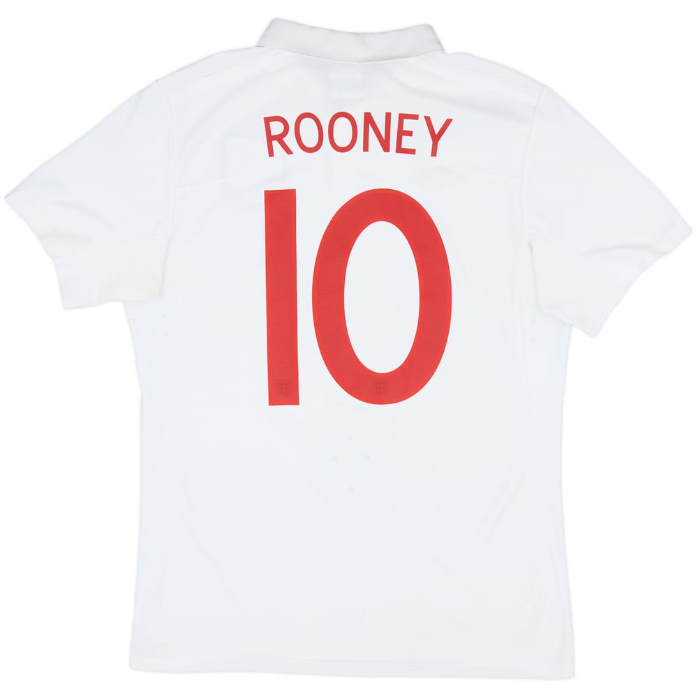 2009-10 England Home Shirt Rooney #10 - 6/10 - (M)