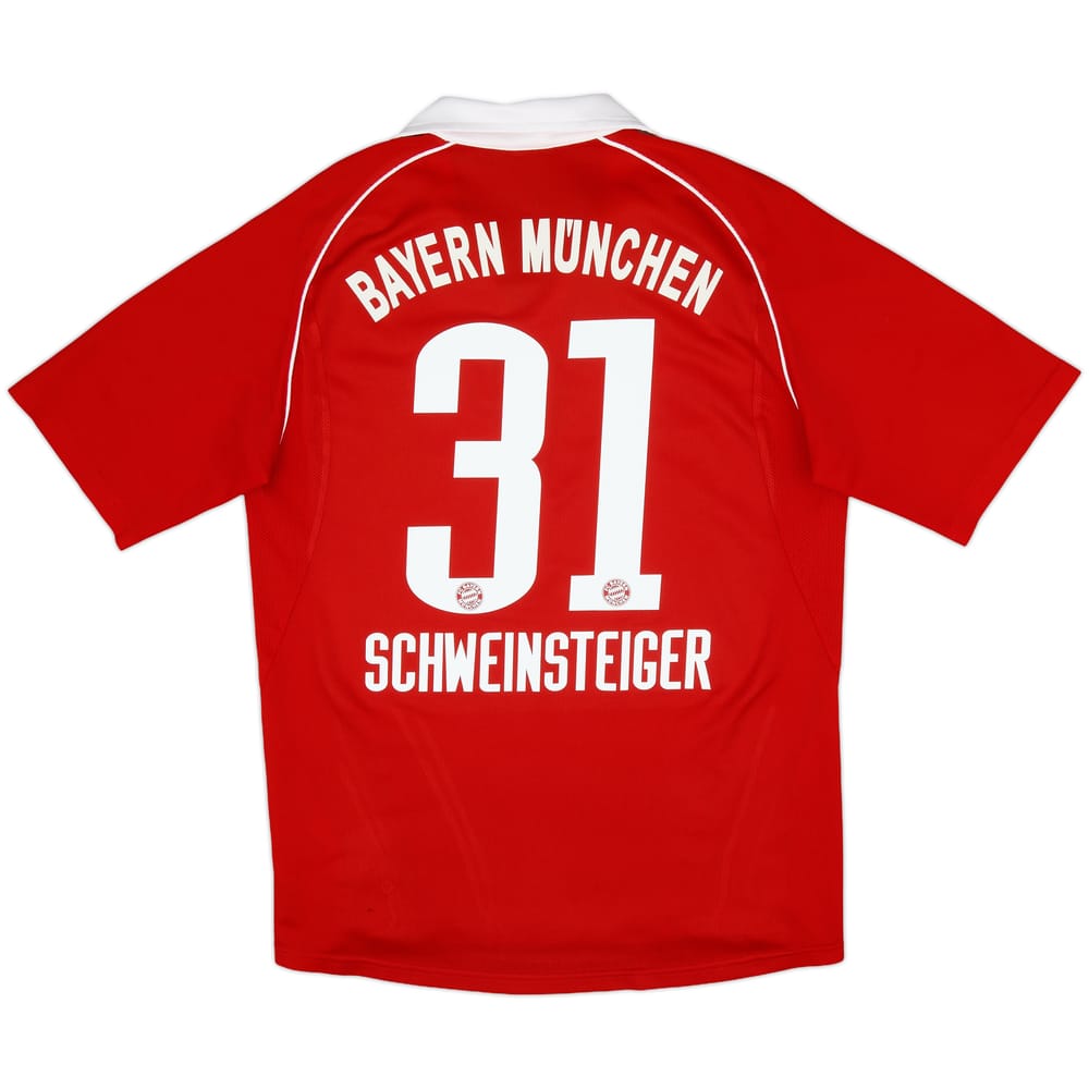 2005-06 Bayern Munich Home Shirt Schweinsteiger #31 - 6/10 - (M)