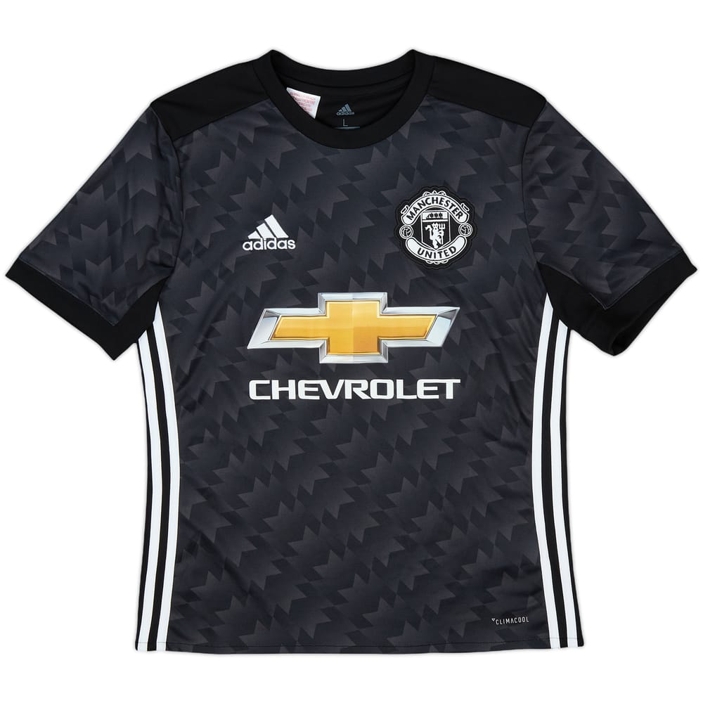 2017-18 Manchester United Away Shirt - 9/10 - (L.Boys)
