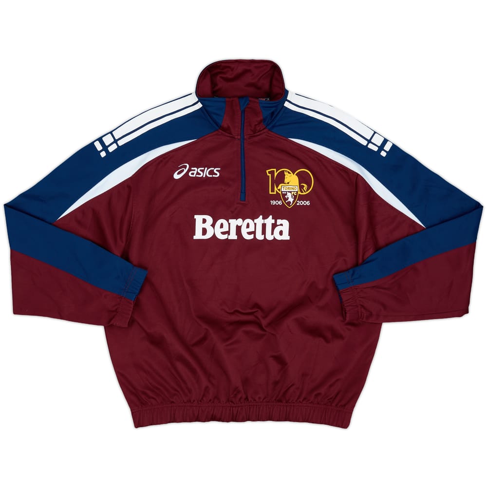 2006-07 Torino Asics 1/4 Zip Drill Top - 9/10 - (S)
