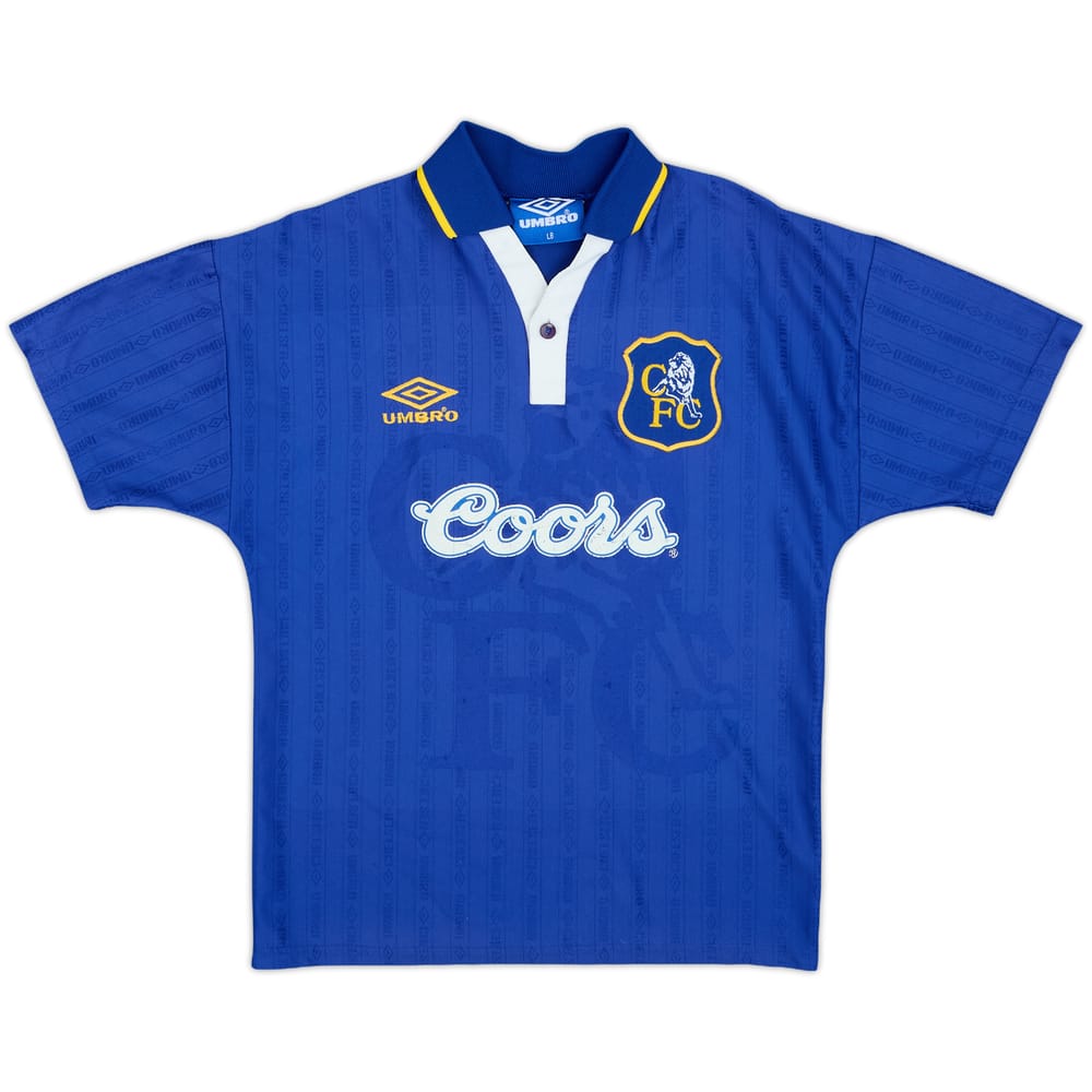 1995-97 Chelsea Home Shirt Wise - 7/10 - (L.Boys)