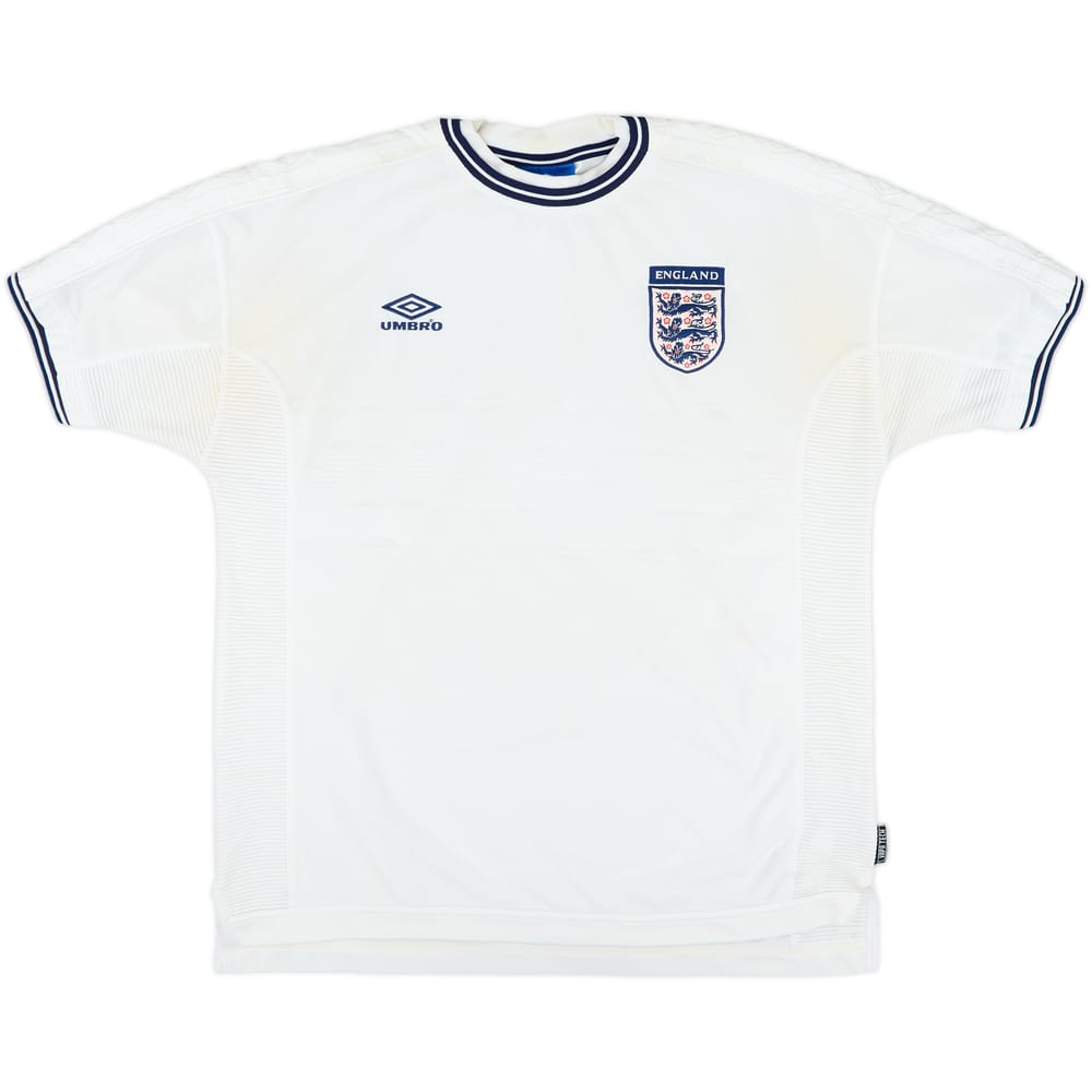 1999-01 England Home Shirt - 5/10 - (XL)