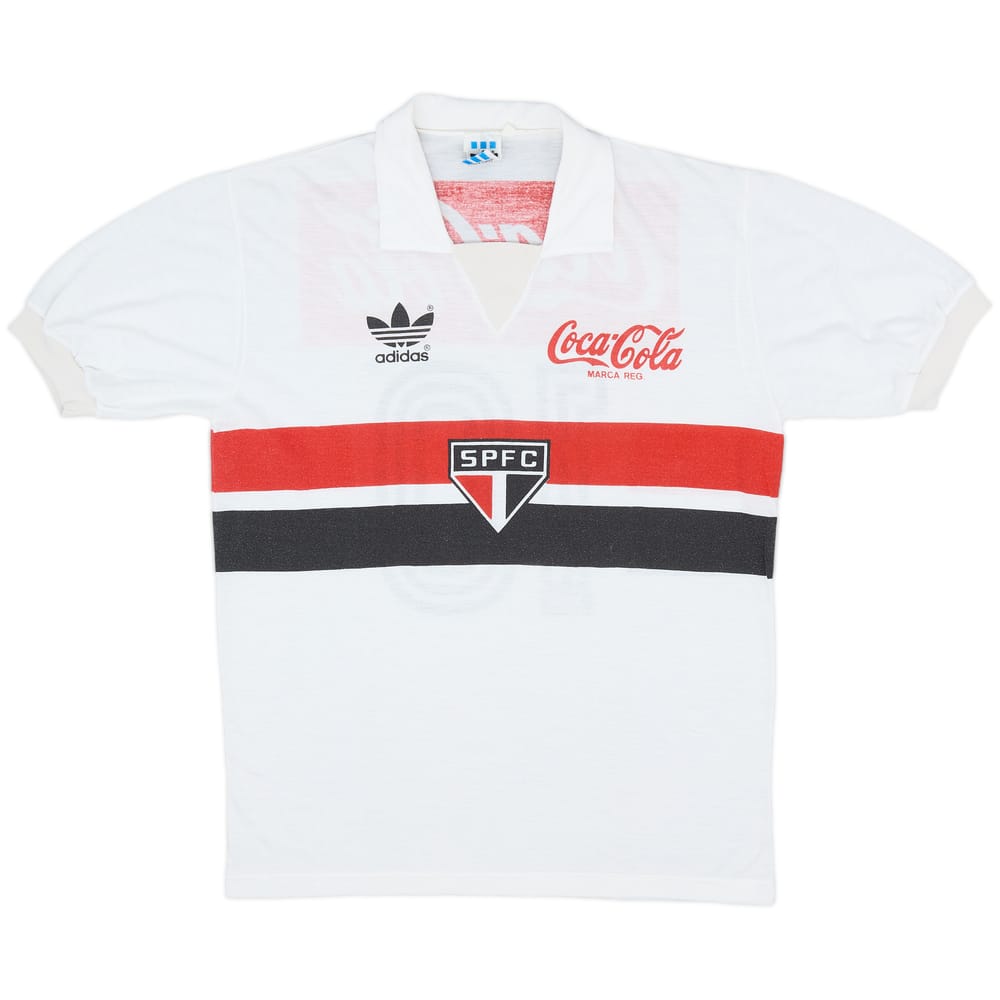 1987-88 Sao Paulo Home Shirt #10 - 8/10 - (L)