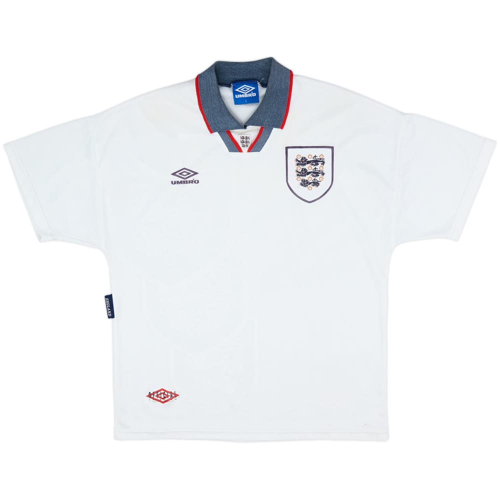 1993-95 England Home Shirt - 6/10 - (L)