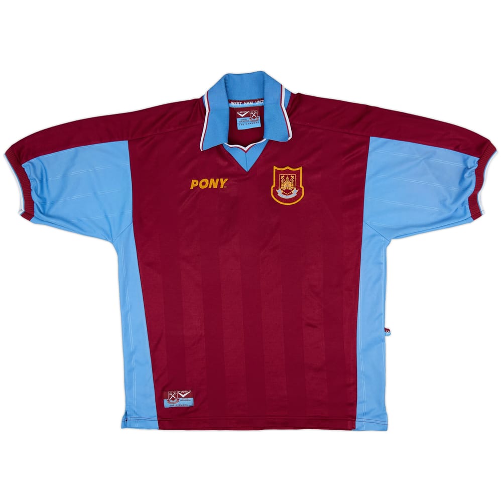 1997-98 West Ham Home Shirt #6 - 9/10 - (L)
