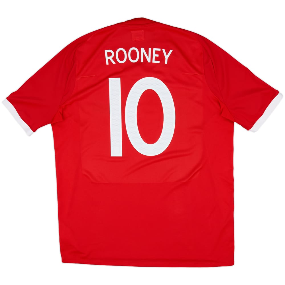 2010-11 England Away 'South Africa' Shirt Rooney #10 - 9/10 - (XL)