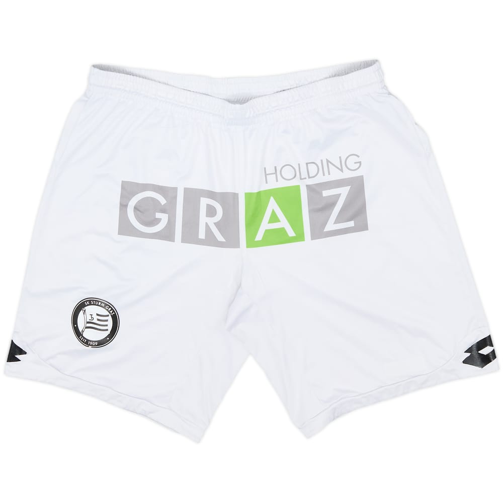 2011-12 Sturm Graz Home Shorts - 6/10 - (L)