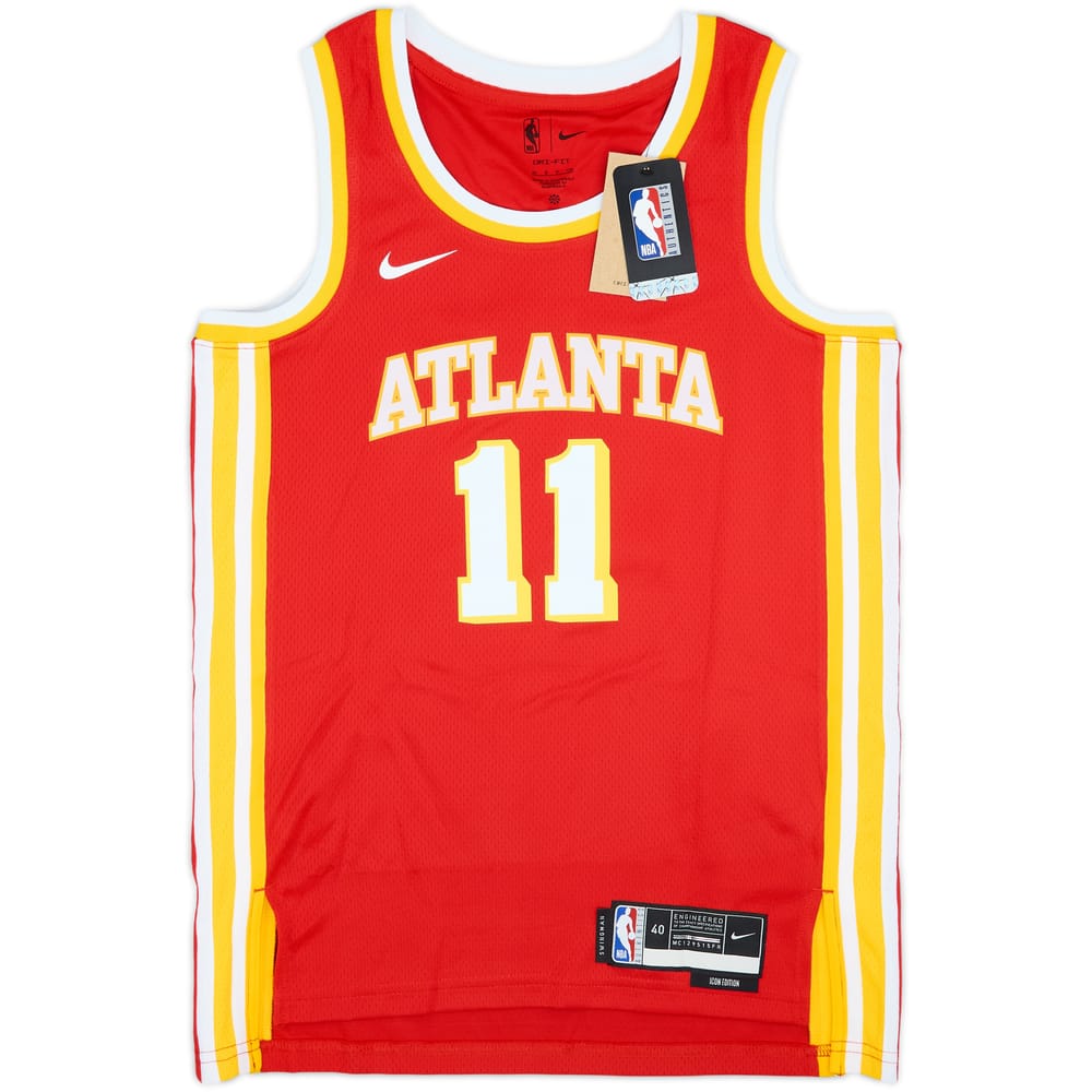 2020-25 Atlanta Hawks Young #11 Nike Swingman Away Jersey (S)