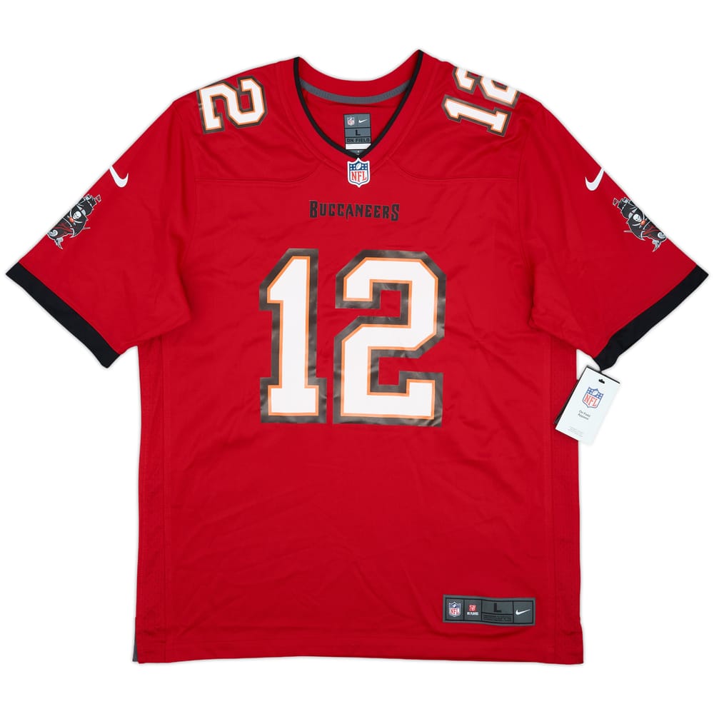 2020-22 Tampa Bay Buccaneers Brady #12 Nike Game Home Jersey (L)