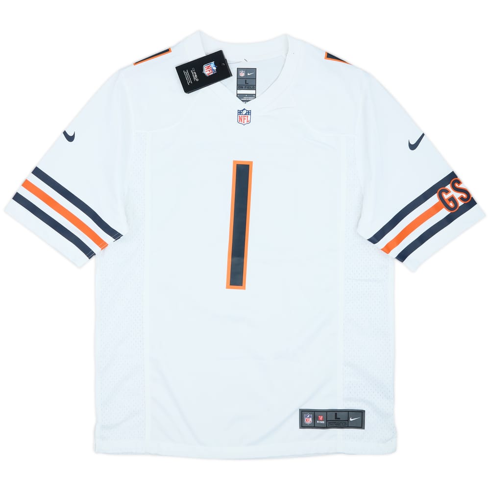 2021-23 Chicago Bears Fields #1 Nike Game Away Jersey (L)