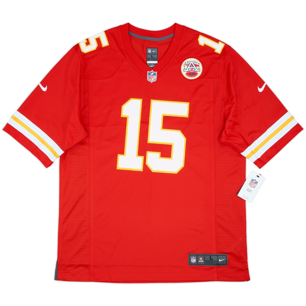 2017-25 Kansas City Chiefs Mahomes #15 Nike Home Jersey (L)
