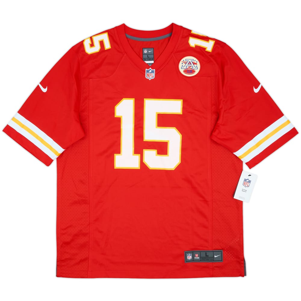 2017-25 Kansas City Chiefs Mahomes #15 Nike Home Jersey (L)