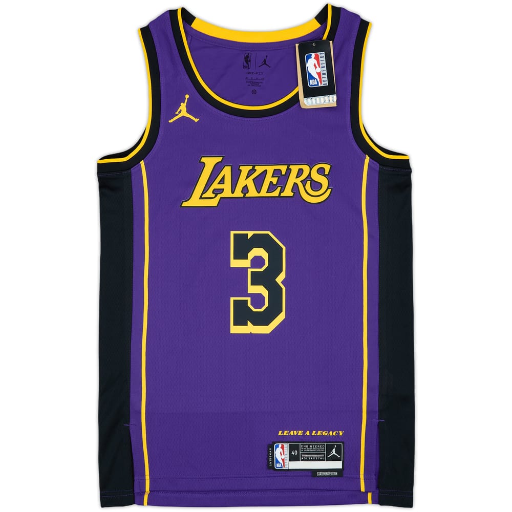 2022-25 LA Lakers Davis #3 Jordan Swingman Alternate Jersey (S)