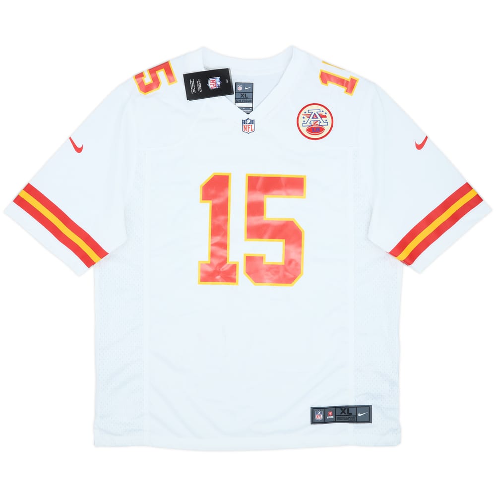 2017-25 Kansas City Chiefs Mahomes #15 Nike Game Away Jersey (XL)