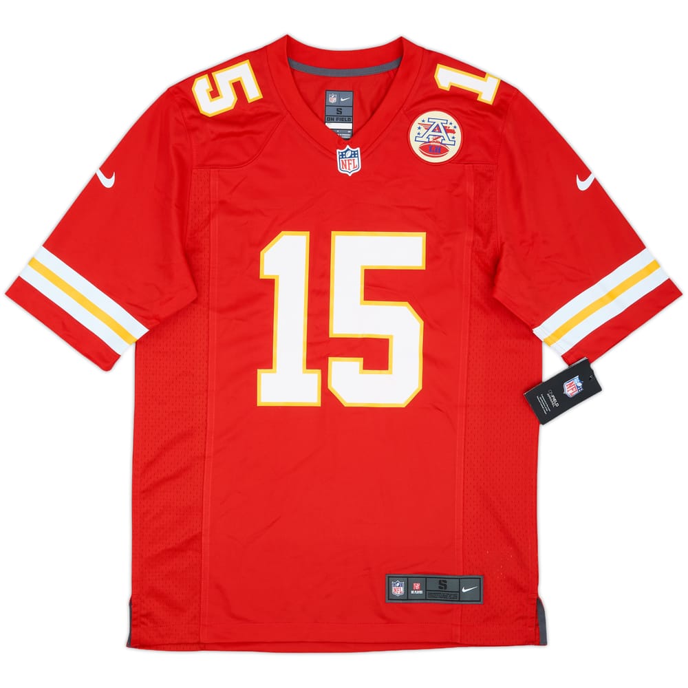 2017-25 Kansas City Chiefs Mahomes #15 Nike Game Home Jersey (S)