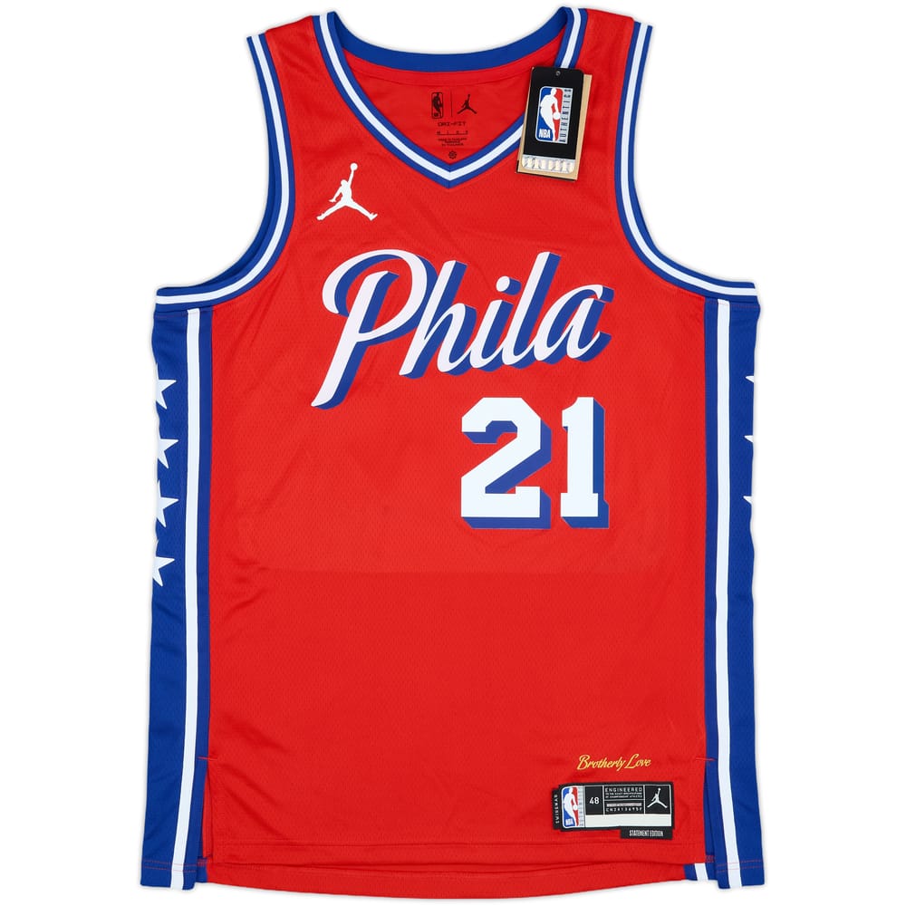 2020-25 Philadelphia 76ers Embiid #21 Jordan Swingman Alternate Jersey (L)