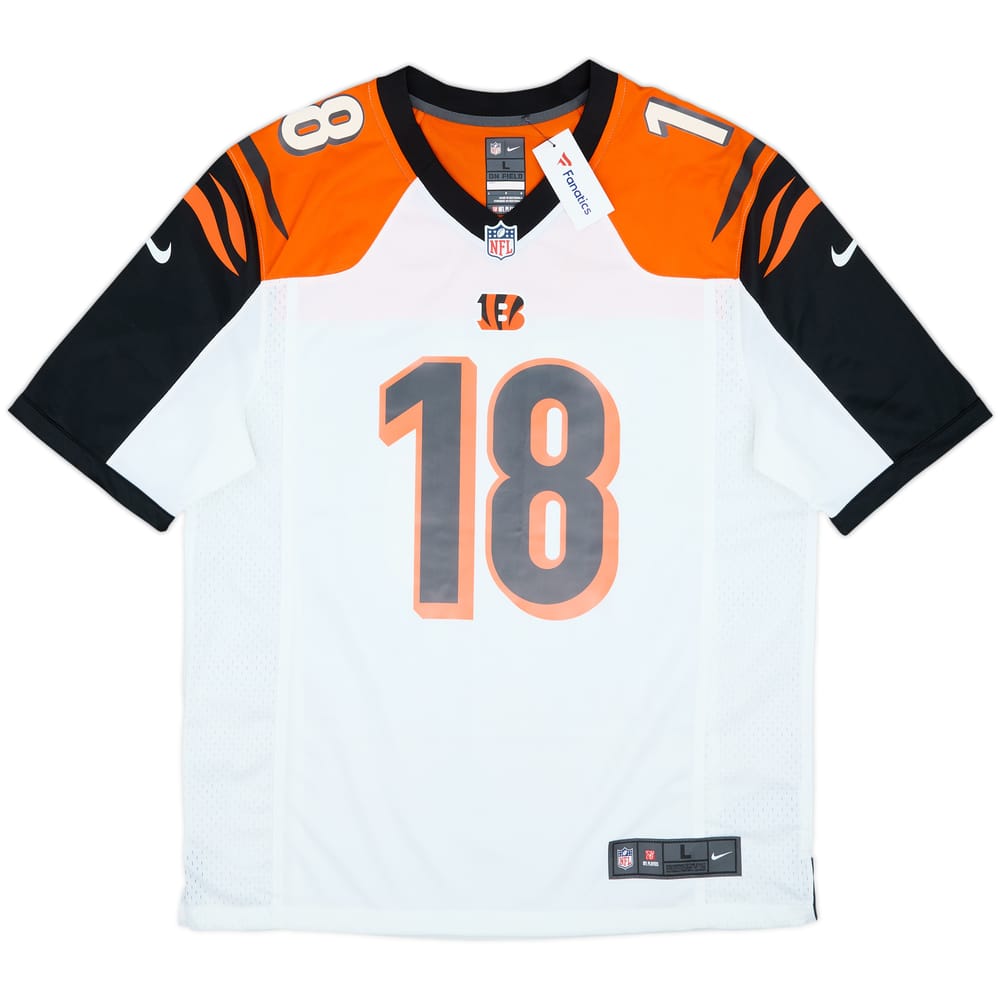 2012-20 Cincinnati Bengals Green #18 Nike Game Away Jersey (L)