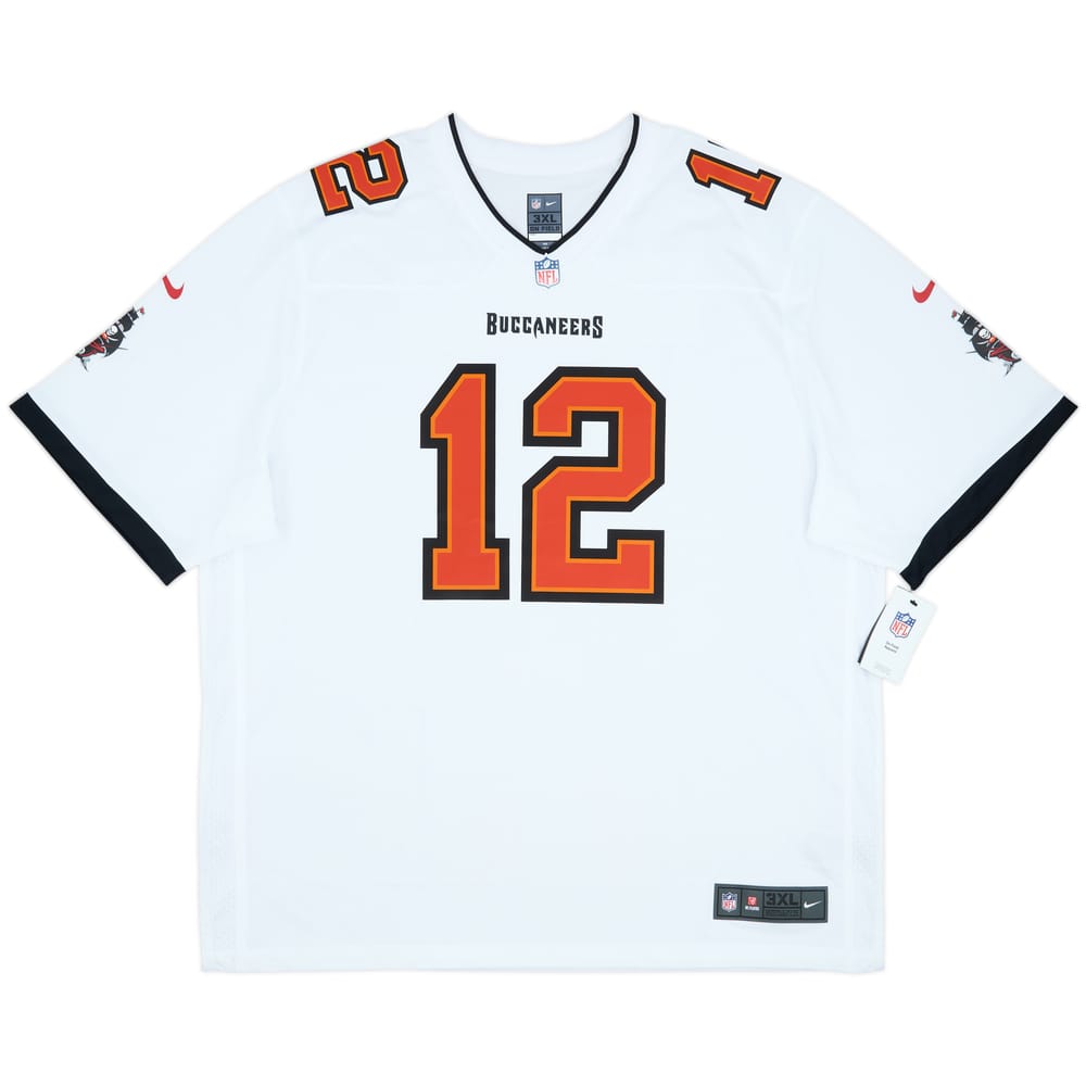 2020-22 Tampa Bay Buccaneers Brady #12 Nike Game Away Jersey (3XL)
