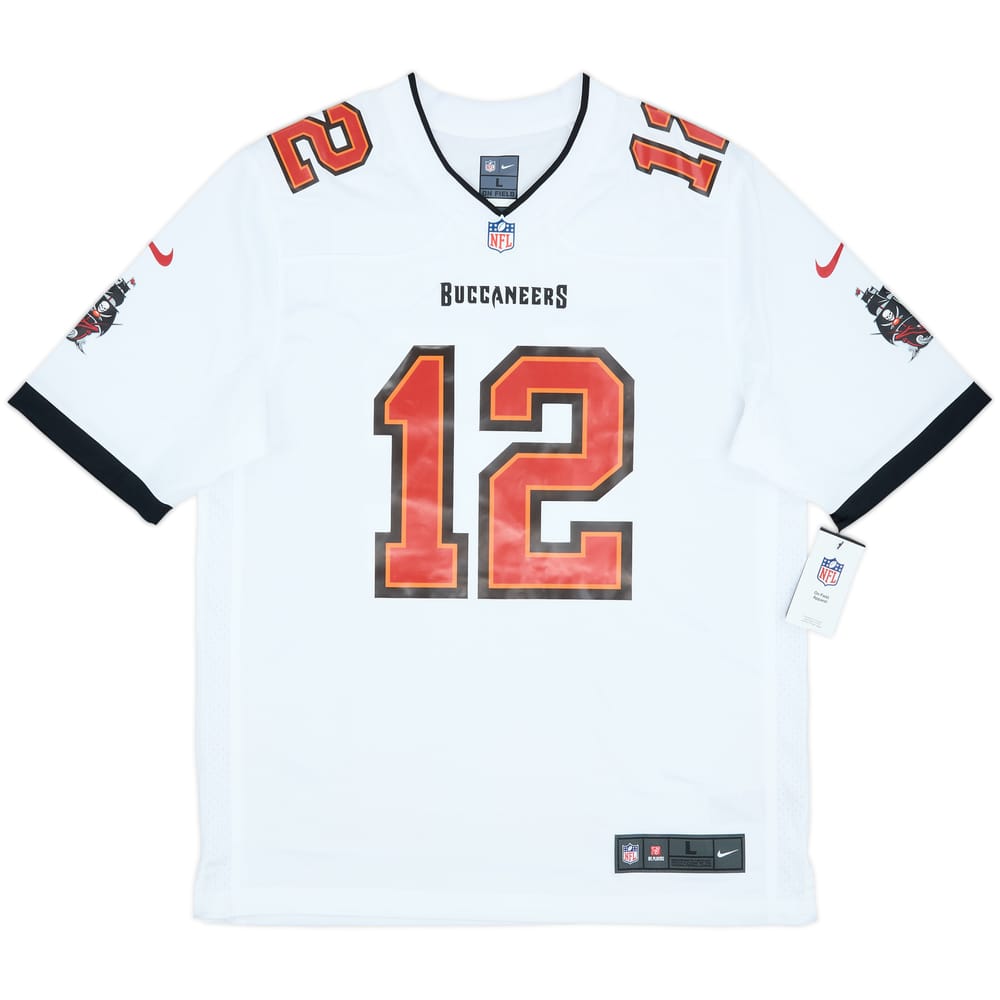 2020-22 Tampa Bay Buccaneers Brady #12 Nike Game Away Jersey (L)