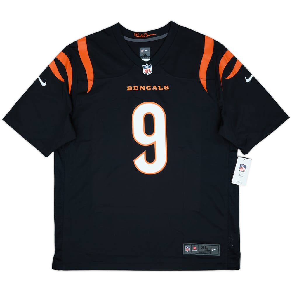 2021-25 Cincinnati Bengals Burrow #9 Nike Game Home Jersey (XL)