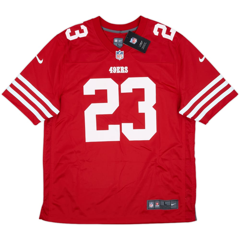 2022-25 San Francisco 49ers McCaffrey #23 Nike Game Home Jersey (L)