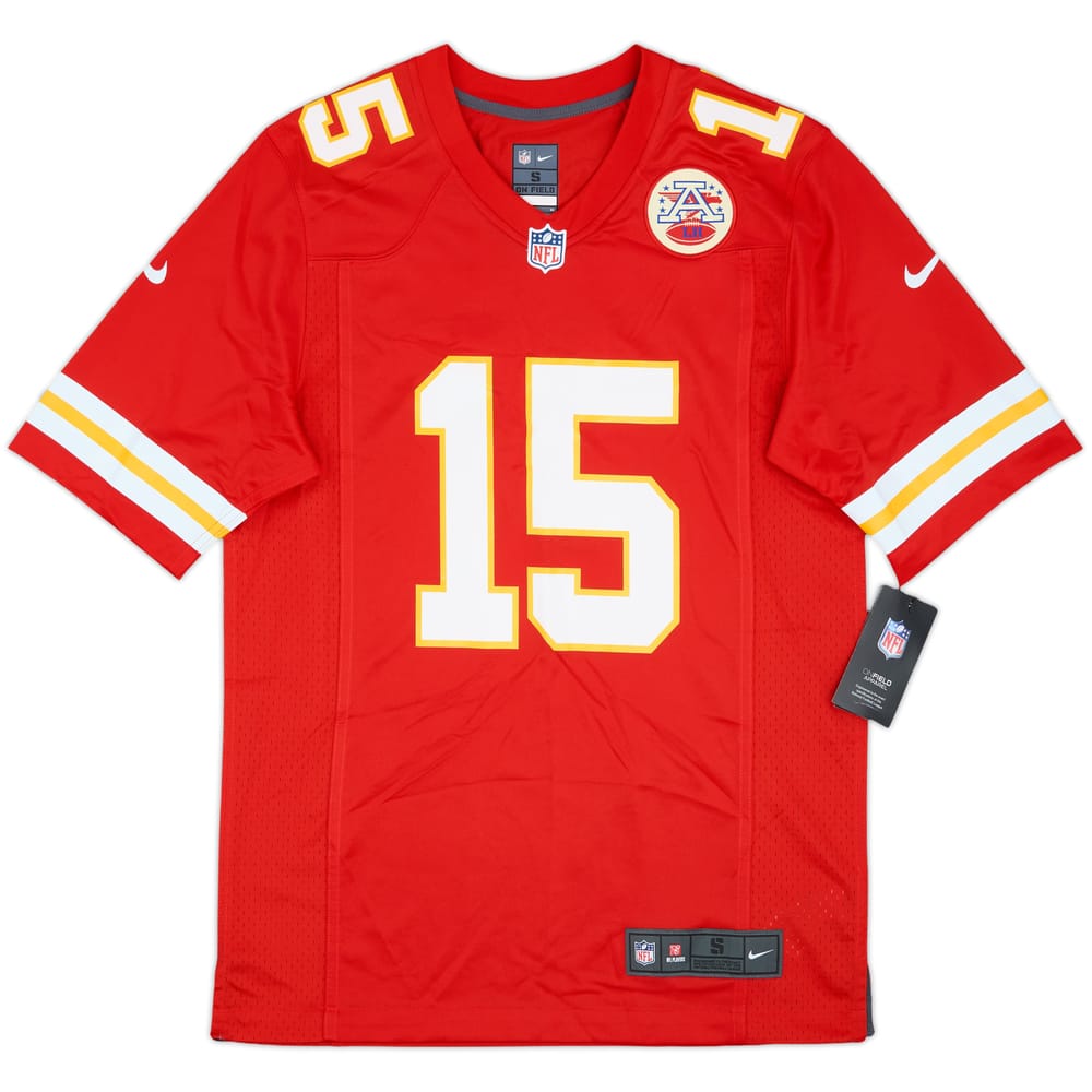 2017-25 Kansas City Chiefs Mahomes #15 Nike Game Home Jersey (S)