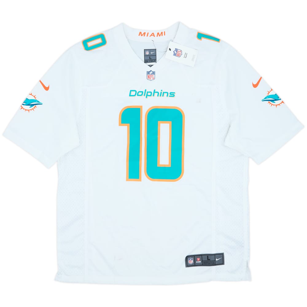 2022-25 Miami Dolphins Hill #10 Nike Game Away Jersey (L)