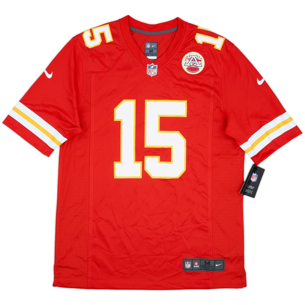 2017-25 Kansas City Chiefs Mahomes #15 Nike Game Home Jersey (M)