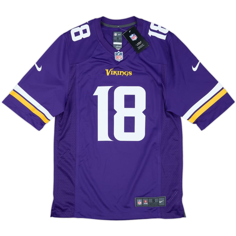 2020-24 Minnesota Vikings Jefferson #18 Nike Game Home Jersey (S)