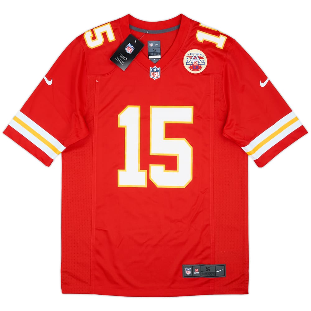 2017-25 Kansas City Chiefs Mahomes #15 Nike Game Home Jersey (S)