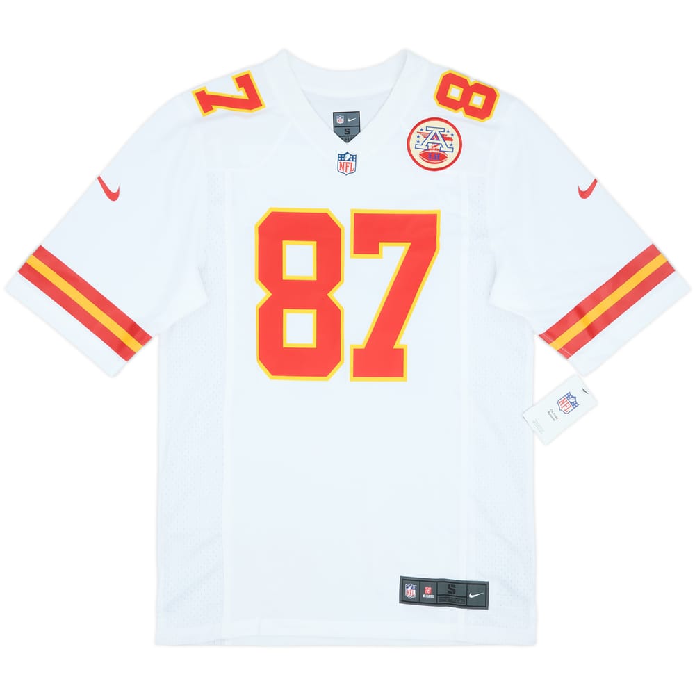 2013-25 Kansas City Chiefs Kelce #87 Nike Game Away Jersey (S)