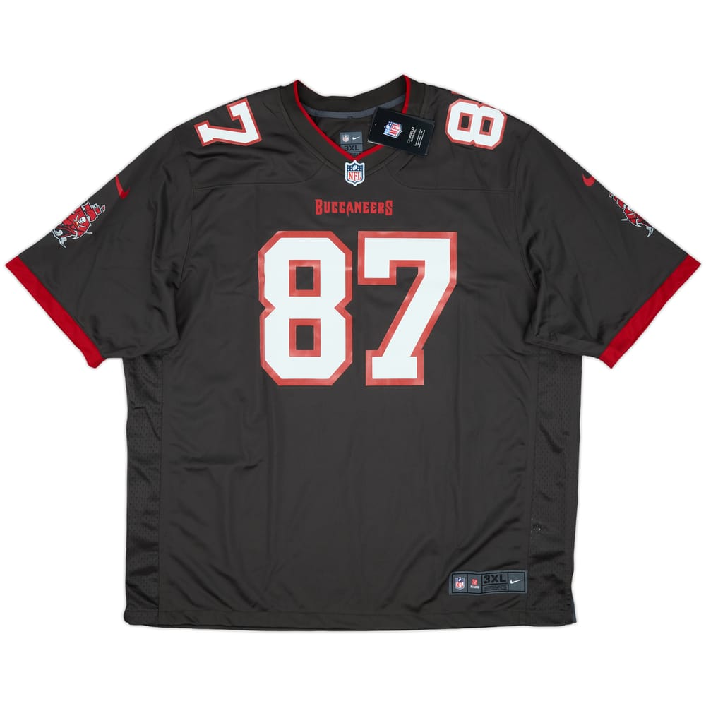 2020-21 Tampa Bay Buccaneers Gronkowski #87 Nike Game Alternate Jersey (3XL)