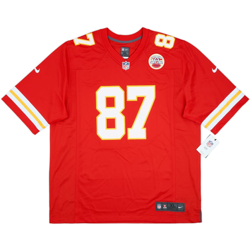 2013-25 Kansas City Chiefs Kelce #87 Nike Game Home Jersey (XL)