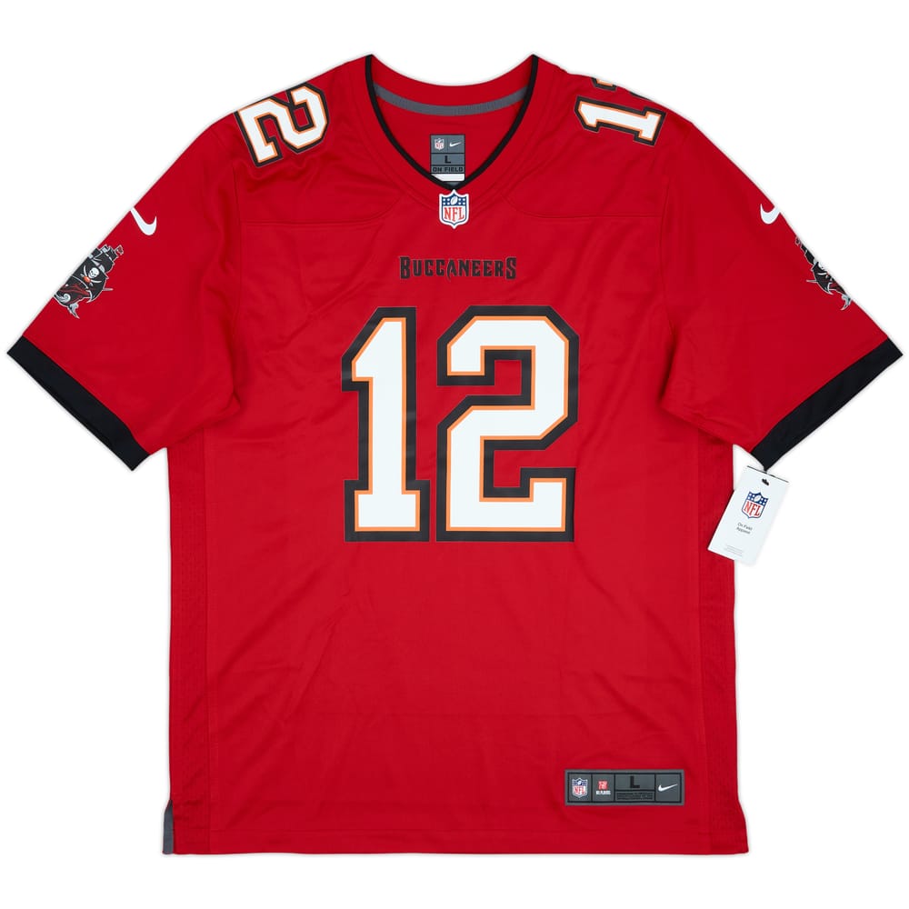2020-22 Tampa Bay Buccaneers Brady #12 Nike Game Home Jersey (L)