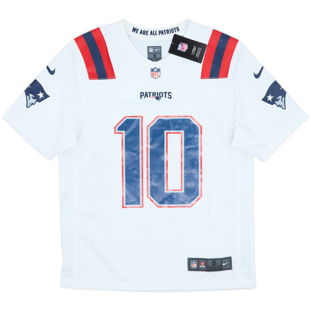 2021-23 New England Patriots Jones #10 Nike Game Away Jersey (S)