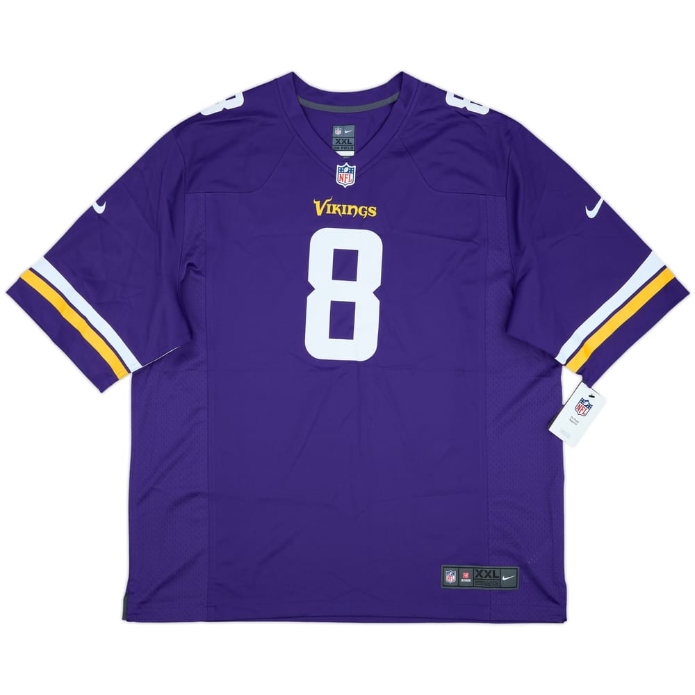 2018-23 Minnesota Vikings Cousins #8 Nike Game Home Jersey (XXL)