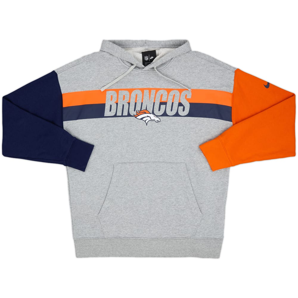 2020 Denver Broncos Nike Hooded Sweat Top - 9/10 - (L)