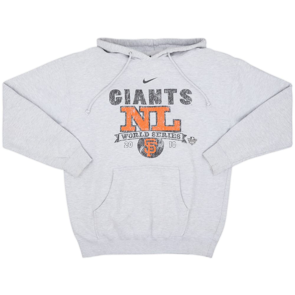 2010 San Francisco Giants World Series Nike Hooded Sweat Top - 5/10 - (L)
