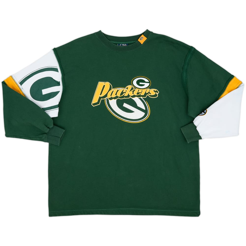 2005 Green Bay Packers No Huddle Sweat Top - 6/10 - (XXL)