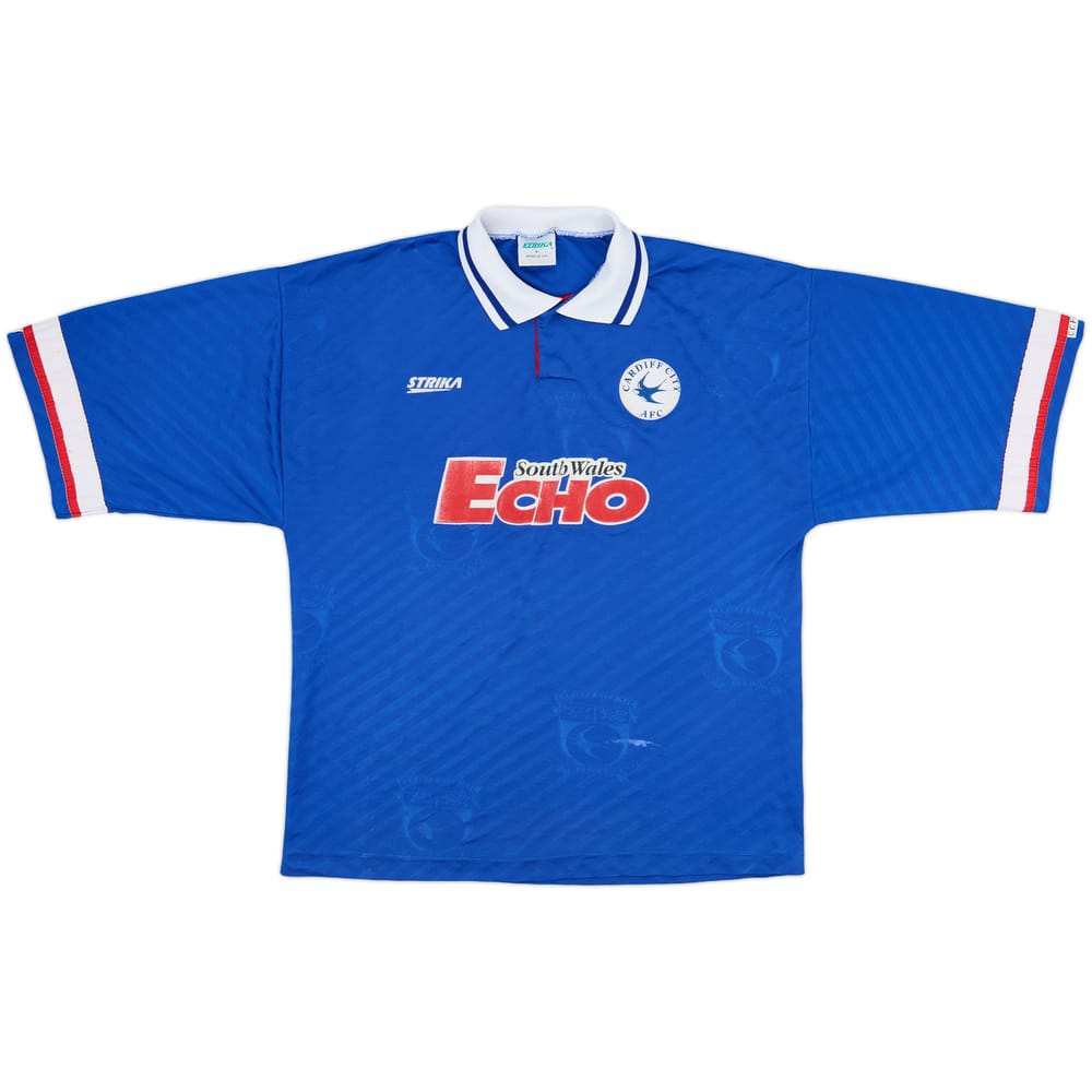 1994-95 Cardiff Home Shirt - 7/10 - (L)